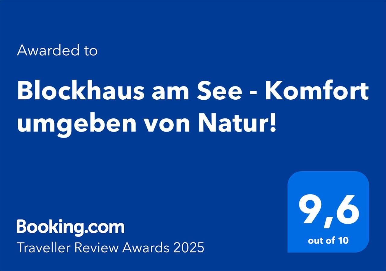 Blockhaus Am See - Komfort Umgeben Von Natur! Nalden Экстерьер фото